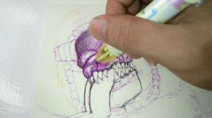 you're a CERTIFIED anime fan if you know THIS!!☠️... [real-time drawing • ballpen on sketchpad]