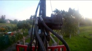 Самодельный  погрузчик- манипулятор, переводим на автономную гидравлику