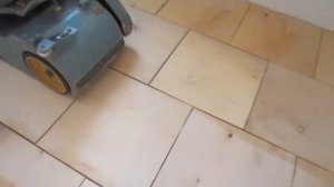 Циклевка фанеры под паркет