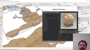 SketchUp + V-ray Как попроще сделать след от лазера на фанере?