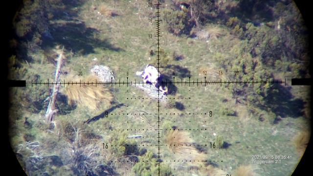Element optics Helix 4-16x44 scope reticle at different distances. смотреть онлайн