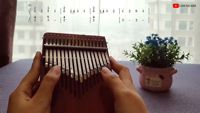 kalimba tutorial ODE TO JOY  from Beethovens Symphony 9  with notation tabs
