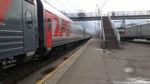 ЧС4Т-310 с поездом 072 "Демидовский экспресс" Санкт-Петербург - Екатеринбург