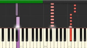 Ludovico Einaudi - Fly - Piano Tutorial by Amadeus (Synthesia)