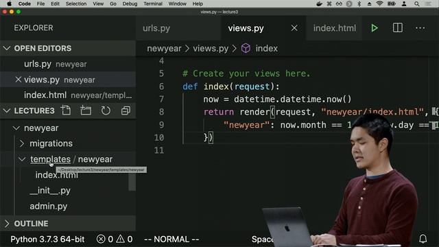 Django Lecture 3 CS50's Web Programming with Python and JavaScript | Harvard | смотреть онлайн