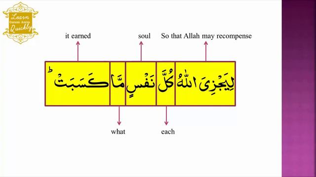 LQAQ 262 | Juz 13 | Surah Ibrahim 14: 44-52 | Learn word for word English Translation of Quran смотреть онлайн