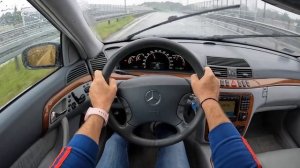 ТЕСТ ДРАЙВ 20 ЛЕТНЕГО МЕРСЕДЕС S-КЛАССА В220(3.2 320 цди 197 л.с.)Обзор/ВОЖДЕНИЕ ОТ ПЕРВОГО ЛИЦА