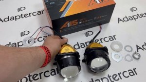 Би-светодиодные линзы Aozoom A15 2022 3.0 (Hella 3R) (5500К, 58W/65W)