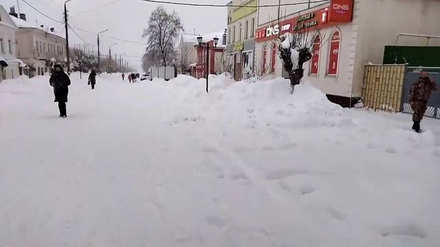 ВОЛЬСК.Снежные джунгли в городе нашем.Новости про Вольск