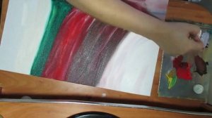Учусь рисовать драпировку на ткани по видеоуроку.