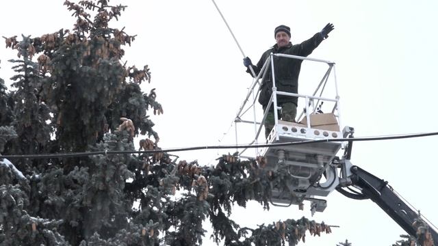 Муниципалитет готовится к Новому году.