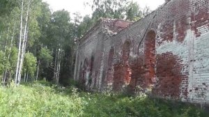 Мотопоездка в урочище Петровское к заброшенной церкви. Ивановская область. Лежневский район.