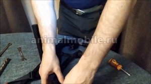 Сборка четырехколесной коляски