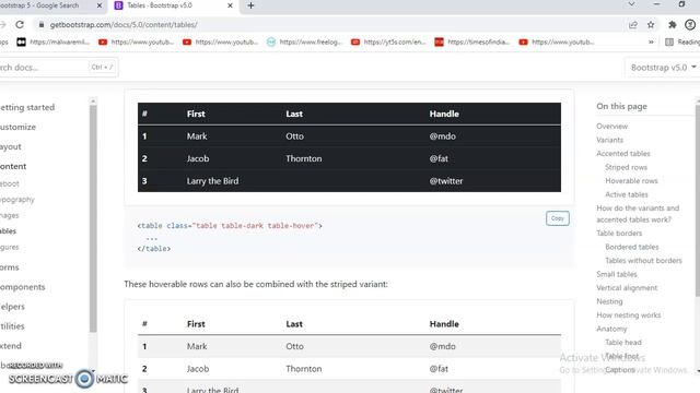 Learn Bootstrap5 Table By Using Bootstrap Classes Tutorial | Lecture No#1 смотреть онлайн