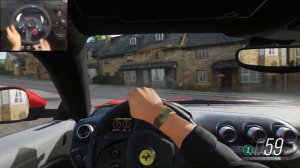 Ferrari F12 TDF - Forza Horizon | Logitech g29 gameplay