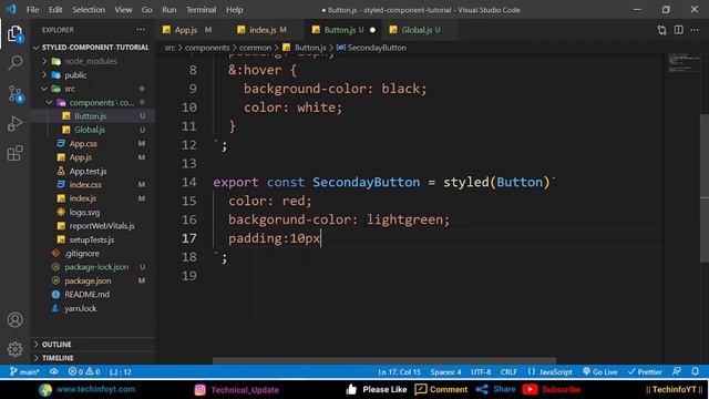 #7 Overwrite existing styles with new styles | Complete Styled Components Tutorials(Hindi/Urdu) смотреть онлайн