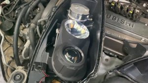 Установка BiLed линзы Lancer 9
