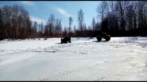 Гусеничный вездеход и переломка покатушки.mp4