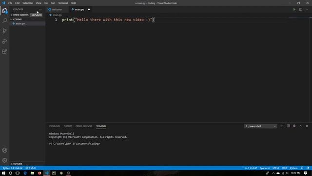 How to create python and html file in visual code editor