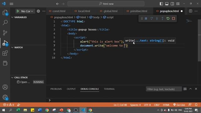 JavaScript Popup Boxes, Alert Box, Prompt Box, Confirm Box  |JavaScript Tutorial in Hindi part 23