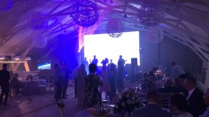 Работа генератора тумана InvoLight HZ600 в банкетном зале 600 кв.м.