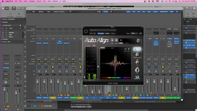 Auto Aligning Live Drums | Mixing Live Drums with SoundRadix Auto Align Tutorial (FU Tech Quick Tip