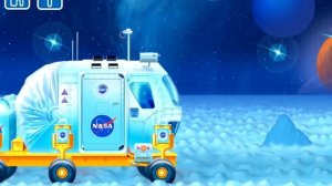 Космические машины – лунная станция - детское приложение Тематика