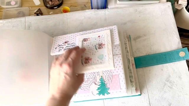 Фотоальбом для девочки. Обзор. #scrapbooking #скрапбукинг/ Girl’s photo album. Review. смотреть онлайн