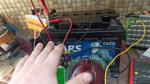 Химическая реакция в аккумуляторе при разряде большим током