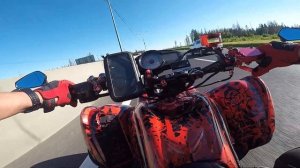 Впереди всех Yamaha Raptor 1000cc