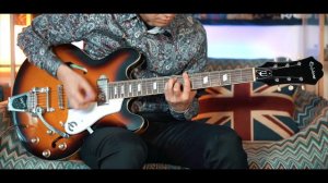 Gibson ES335 VS. Modded Epiphone Casino with the Beatles MASHUP