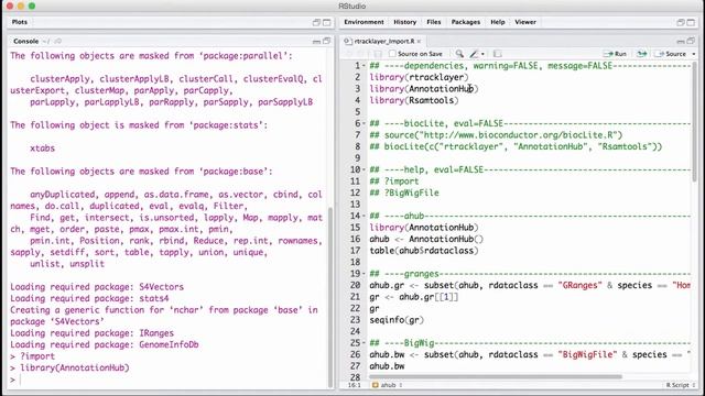 basics of rtracklayer explained [importing from UcSC] смотреть онлайн