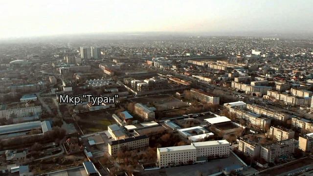 От бывшей "Евразии" над микрорайонами.Шымкент смотреть онлайн