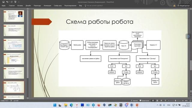 RPA робот для загрузки платежек в 1С из системы КАСИБ.