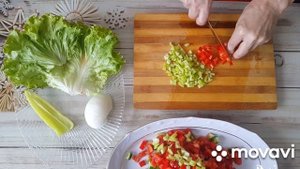 ТУРЕЦКИЙ САЛАТ С ГРАНАТОВЫМ СОУСОМ • TURKISH SALAD WITH POMEGRANATE SAUCE