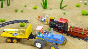 Самодельный трактор на мини ферме #5