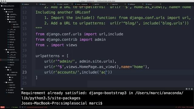 4. Part Three | python django tutorial 2020 | python django project | django social media project