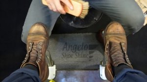 Restoring OLD and DRY Boots! | Angelo Shoe Shine ASMR