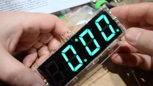 Электронные часы на светодиодах своими руками.