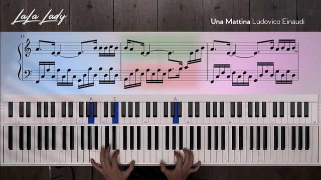 Una Mattina  Ludovico Einaudi  Разбор на фортепиано