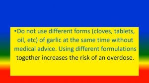 GARLIC - Generic Name, Brand Names, How to use, Precautions, Side Effects