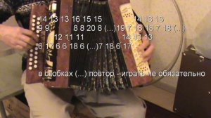 Как в деревне нас мама встречает разбор с цифрами