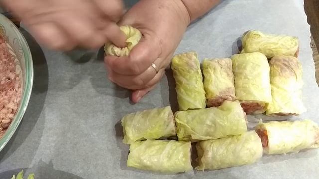 Как завернуть голубцы. Голубцы-бочоночки.