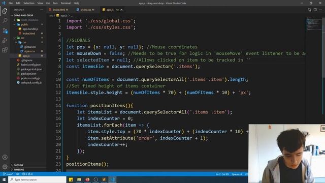 Animated Drag & Drop – Dynamic Animations | Vanilla JavaScript [2021]