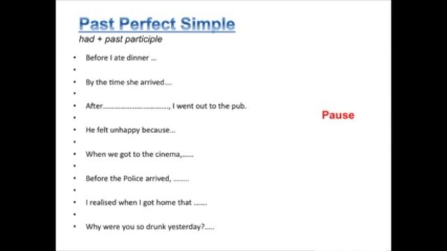 Past Perfect Simple Tense - English Grammar смотреть онлайн