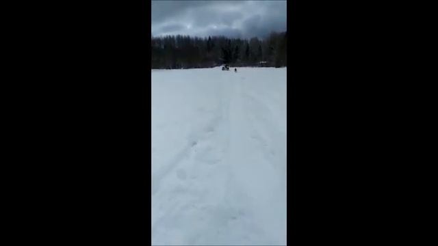 мотобуксировщик брайт истем 380 мм 6 5 л с первый выезд собаки . смотреть онлайн