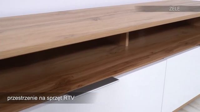 Тумба под телевизор с ящиками Zele BRW | Зеле БРВ RTV2S