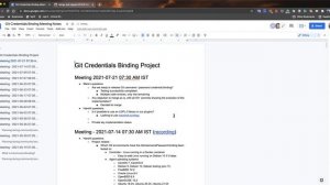 GSoC 2021 Git credentials binding 2021 07 21