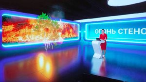 Телерадиокомпания «МИР» запустила новую виртуальную студию с эффектом дополненной реальности