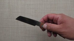 Складная бритва SCHOLAR Petrified Fish. Опаска